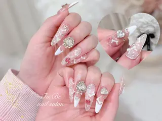 ロング Nail Salon To Be珈月のネイルデザイン