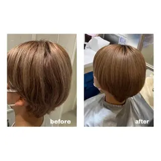 ショート ヨシダタカシ ☆髪質改善ハリスノフのヘアスタイル