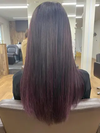 ロング カラー 森田 滉平のヘアスタイル