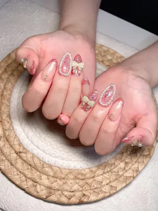 ネイル M🌷nail 長さだし専門店のネイルデザイン