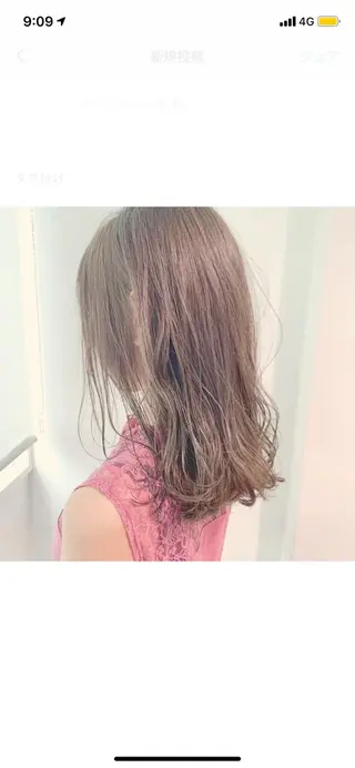 セミロング カラー パーマ ヘアアレンジ 💖艶と似合わせ💖 カラーカット💖のヘアスタイル