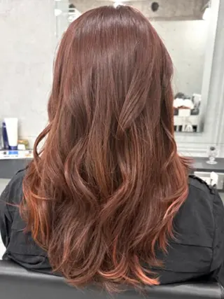 ロング カラー ヘアアレンジ ❇️安達 優心❇️ レイヤー/艶髪特化のヘアスタイル
