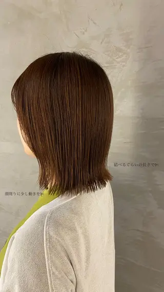 ミディアム . mioのヘアスタイル