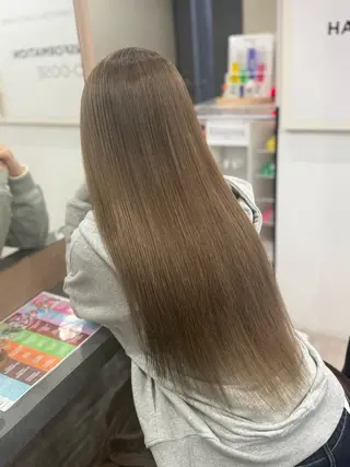 ロング カラー 横浜/ケアブリーチ /人毛エクステのヘアスタイル