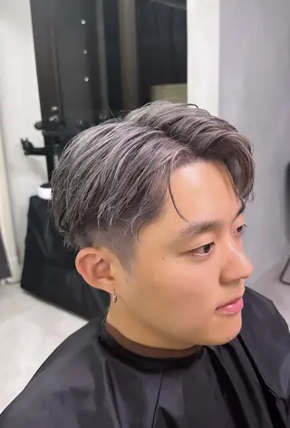 カラー メンズ 💖艶髪&ブリーチ髪 質改善💖舜希のヘアスタイル