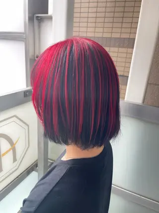 カラー 岩谷/ブリーチ 🪽透明感カラーのヘアスタイル