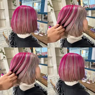 ミディアム 広がり、まとまらない お悩み改善/ 中田のヘアスタイル