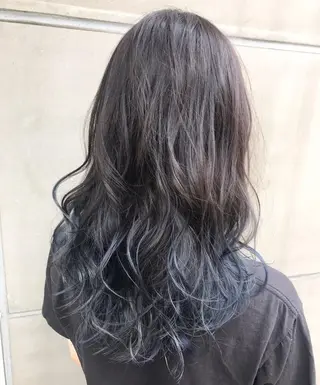 セミロング カラー 北間 寛哉のヘアスタイル