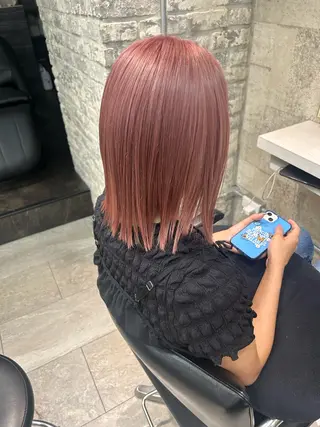 ミディアム カラー 🤍韓国風ヘア 柴田真帆🤍のヘアスタイル