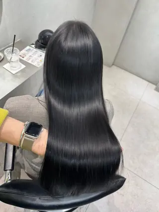 ロング カラー ヘアアレンジ ONYX【オニキス】所属・韓国レイヤーカット/ 髪質改善/郷家拓斗のヘアスタイル