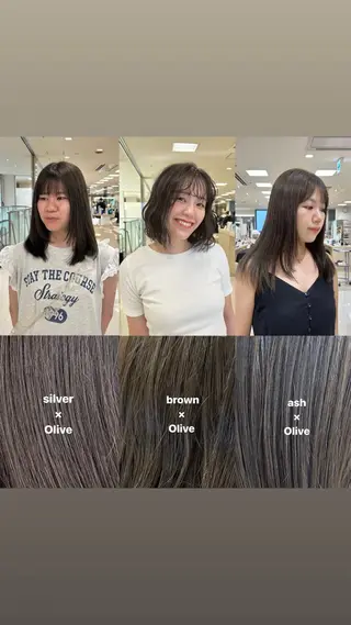 カラー ヘアアレンジ/ベー ジュchiakiのヘアスタイル