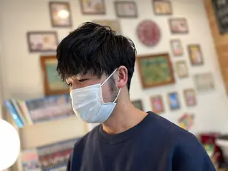 ミディアム メンズ 山田 美翔のヘアスタイル