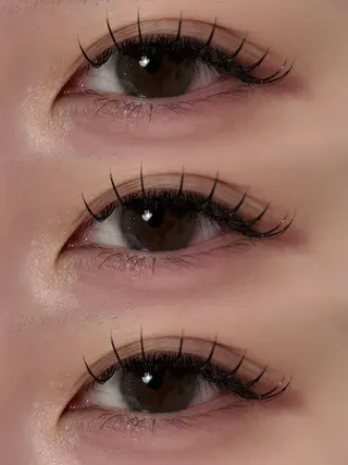 マツエク・マツパ SUZUNA 🖤のマツエク・マツパデザイン