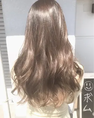 ロング カラー レイヤーカット匠 イソザキノリユキのヘアスタイル