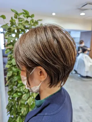 ショート カラー お悩み改善 美容師✂鷲田竜也のヘアスタイル