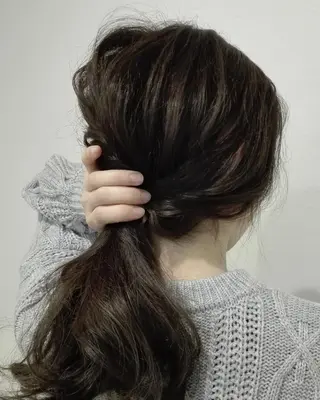 セミロング カラー パーマ ヘアアレンジ メンズ キッズ ネイル マツエク・マツパ MEGUMI megumiのヘアスタイル