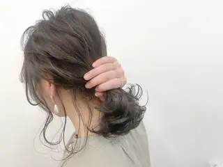 ミディアム カラー ba-boo 広島のヘアスタイル
