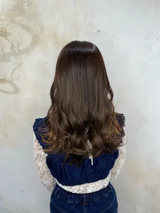 セミロング カラー 【透明感カラー】 harunaのヘアスタイル