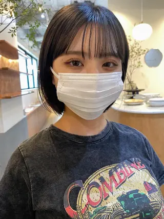ミディアム カラー 砂原 ひよりのヘアスタイル