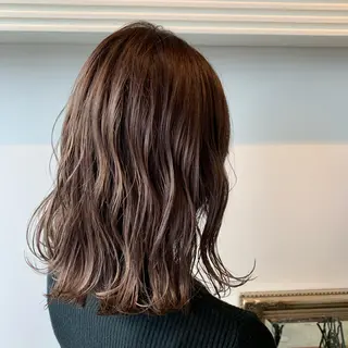セミロング カラー ヘアアレンジ 山崎 澪 レイヤーカット/大宮のヘアスタイル