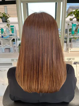 セミロング カラー 🥇メンズ特化 伊東輝のヘアスタイル