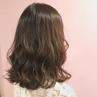 ミディアム カラー ヘアアレンジ ✨髪質改善縮毛矯正✨ 宇田川修平のヘアスタイル