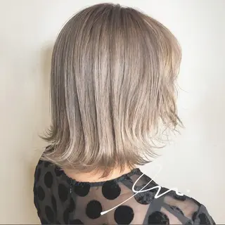ミディアム カラー ヘアアレンジ マツエク・マツパ 透明感カラー🫧ヘア セット🫧松本菜月の眉毛・アイブロウイメージ