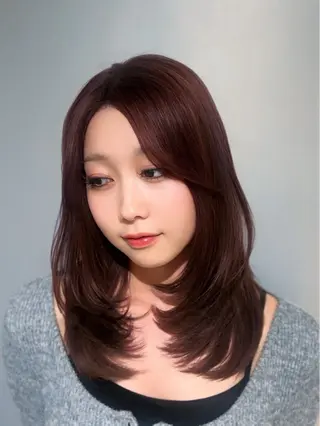 ロング カラー 店長✨髪質改善✖️ 透明感カラー／純大のヘアスタイル