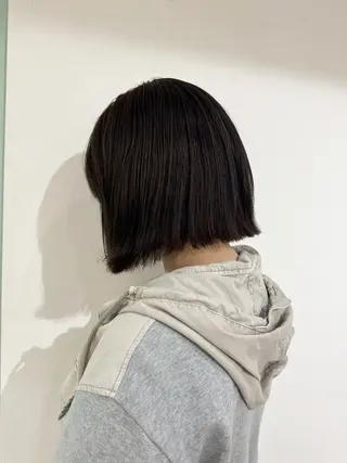 ミディアム カラー Peyp博多 SORAモデル募集のヘアスタイル
