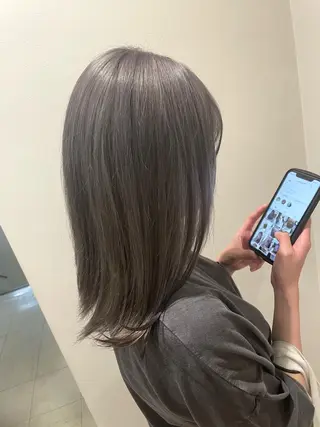 ミディアム カラー ヘアアレンジ ☂️カトウ ケイゴ☂️のヘアスタイル