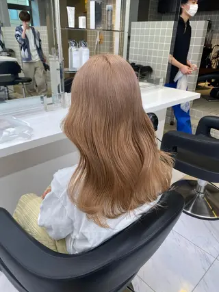 ロング カラー ヘアアレンジ キッズ TRU Shino🦋のマツエク・マツパデザイン