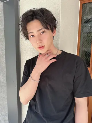 ショート 【メンズ】 shelterのヘアスタイル