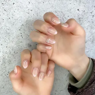 ミディアム カラー パーマ ヘアアレンジ メンズ キッズ ネイル マツエク・マツパ アイブロウ Salon Kのネイルデザイン