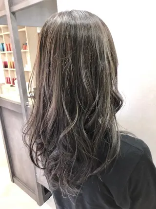 ロング カラー 🤍ムラ修正ブリーチ 🤍原宿/YUUのヘアスタイル