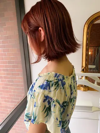 ミディアム 丹羽大喜 縮毛矯正/美髪矯正のヘアスタイル