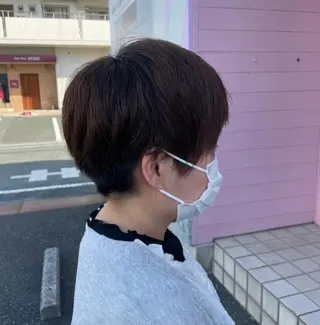 ショート カラー 【史上最高】口コミ No.1/ナツキのヘアスタイル