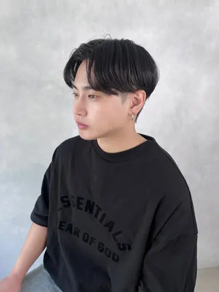 ショート メンズ 大阪韓国メンズ特化 LUNAのヘアスタイル