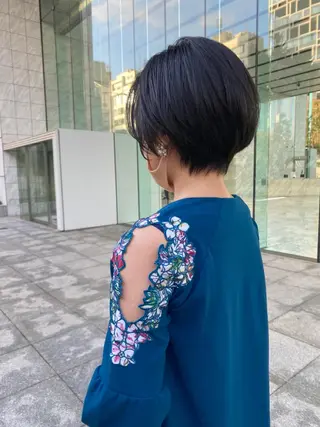 ショート カラー ヘアアレンジ 【代表】 たき〜のヘアスタイル