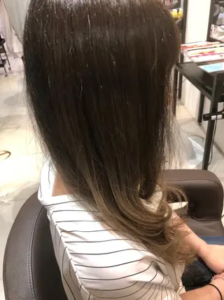 ロング カラー 笠谷 正之のヘアスタイル