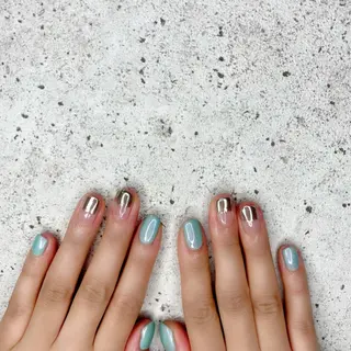 ショート カラー パーマ ヘアアレンジ メンズ キッズ ネイル マツエク・マツパ Salon Ｋのネイルデザイン