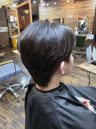 メンズ パーマ 縮毛矯正/髪質改善 グレージュカラーのヘアスタイル