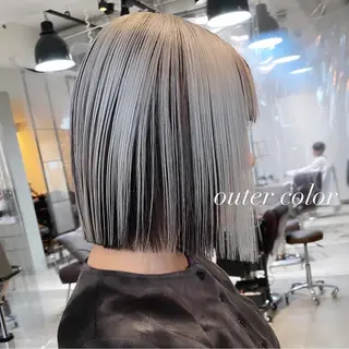 ミディアム カラー 💜ハイトーン💛 マジカルかいちゃんのヘアスタイル