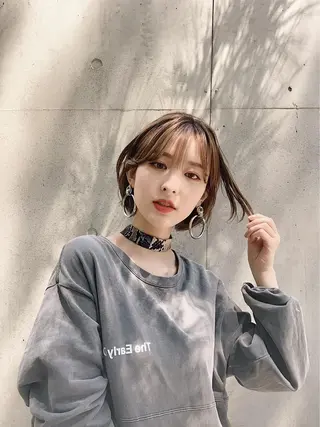 ショート カラー EMANON池袋3rd所属・ダブルカラー｜ なおき｜池袋美容師のヘアスタイル