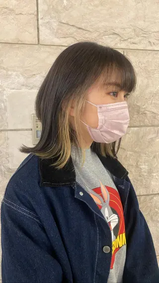 ミディアム 前橋 姫奈のヘアスタイル
