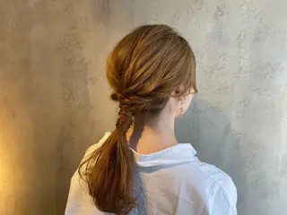 ミディアム ヘアアレンジ 半個室女性salon 🩰Natsumiのヘアスタイル
