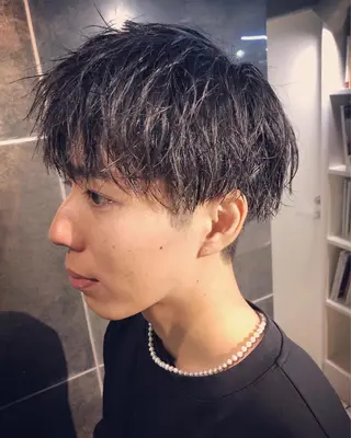 パーマ ヘアアレンジ メンズ メンズ特化✂️栗原 侑也のヘアスタイル