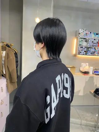 ショート カラー メンズ 前橋 姫奈のヘアスタイル