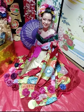 ヘアアレンジ 花魁変幻処 椛かぐら inヘアサロンクレアのマツエク・マツパデザイン