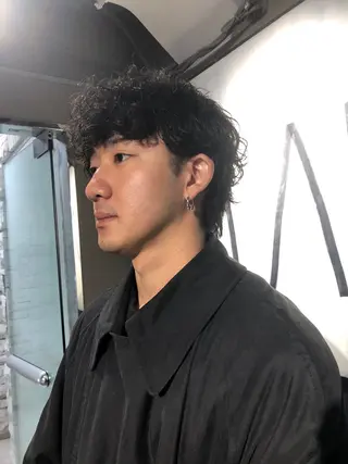 パーマ ヘアアレンジ メンズ メンズ特化✂️栗原 侑也のヘアスタイル