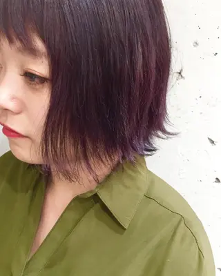ショート 稲田 結衣夏のヘアスタイル